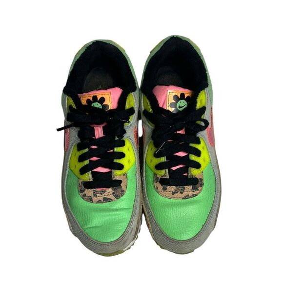Nike Air Max 90 LX Illusion Dancefloor Green LUX CW3499-300 Women’s Size 8.5 - Picture 3 of 10